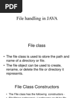 File Handling in JAVA