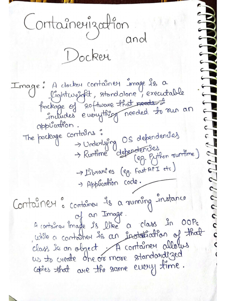 Docker Notes | PDF