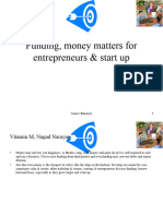 Funding - Money Matters 4 Entrepreneurs & Start Up
