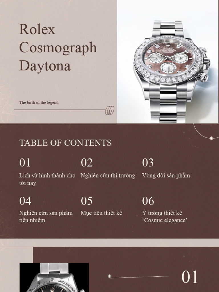 Rolex Cosmograph Daytona Overview | PDF | Business Economics | Marketing