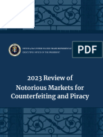 2023 Review of Notorious Markets For Counterfeiting and Piracy Notorious Markets List Final