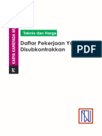 Daftar Pekerjaan Yang Akan DiSubkontraktor