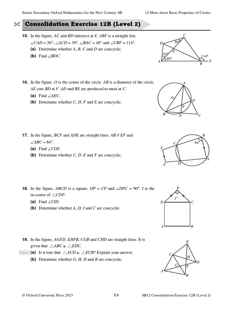 OSM ConsolEx 4B12 12b lv2 E-1 | PDF | Euclid | Euclidean Geometry