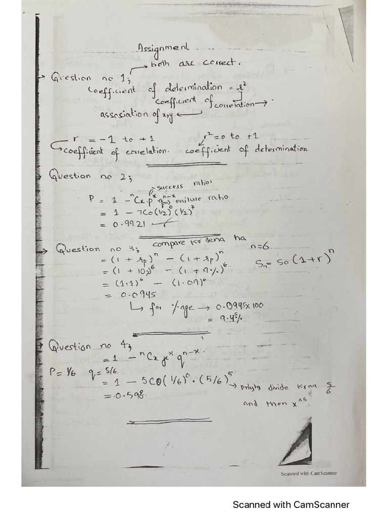 Sir Permal Sajjad Solution Key | PDF