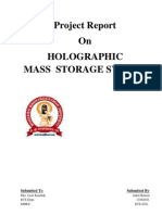 Holographic Data Storage System Seminar Report