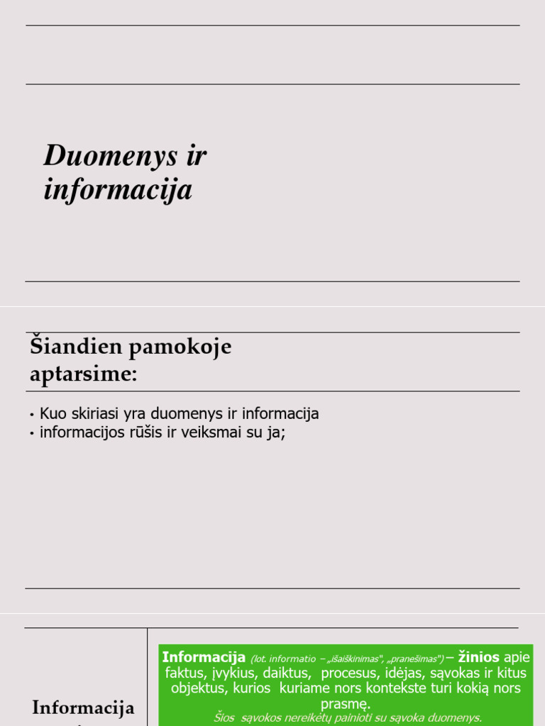 Informacija 2024 | PDF