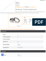 4A 6 TaperedRollerBearings TS (TaperedSingle) Imperial