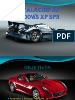 (Ejercicio 3) Instalacion Del S.O Win XP Sp3
