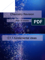Chemistry Revision c1