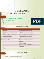 Thuo Letlotlo Programme 21 April 2024