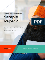 PRINCE2 Foundation - Sample Paper 2 - Digital