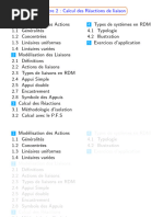 Types d'appuis en RDM expliqués | PDF