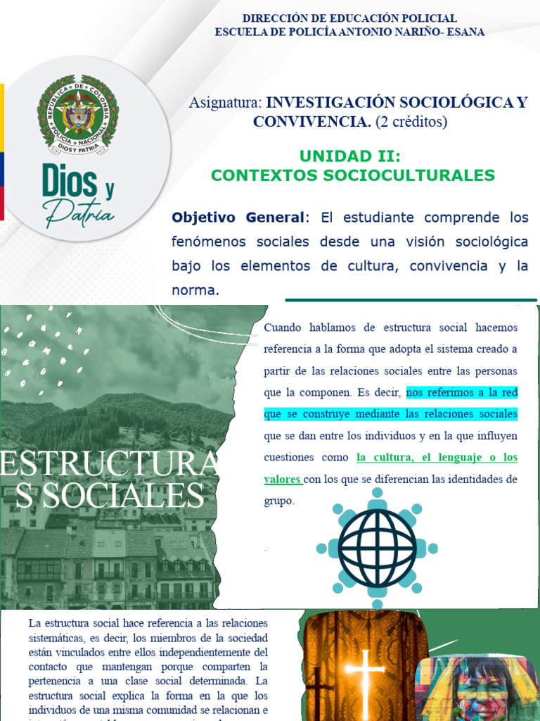 Unidad Ii - Inv. Soc-Contexto Socioculturales. | PDF | Estructura ...