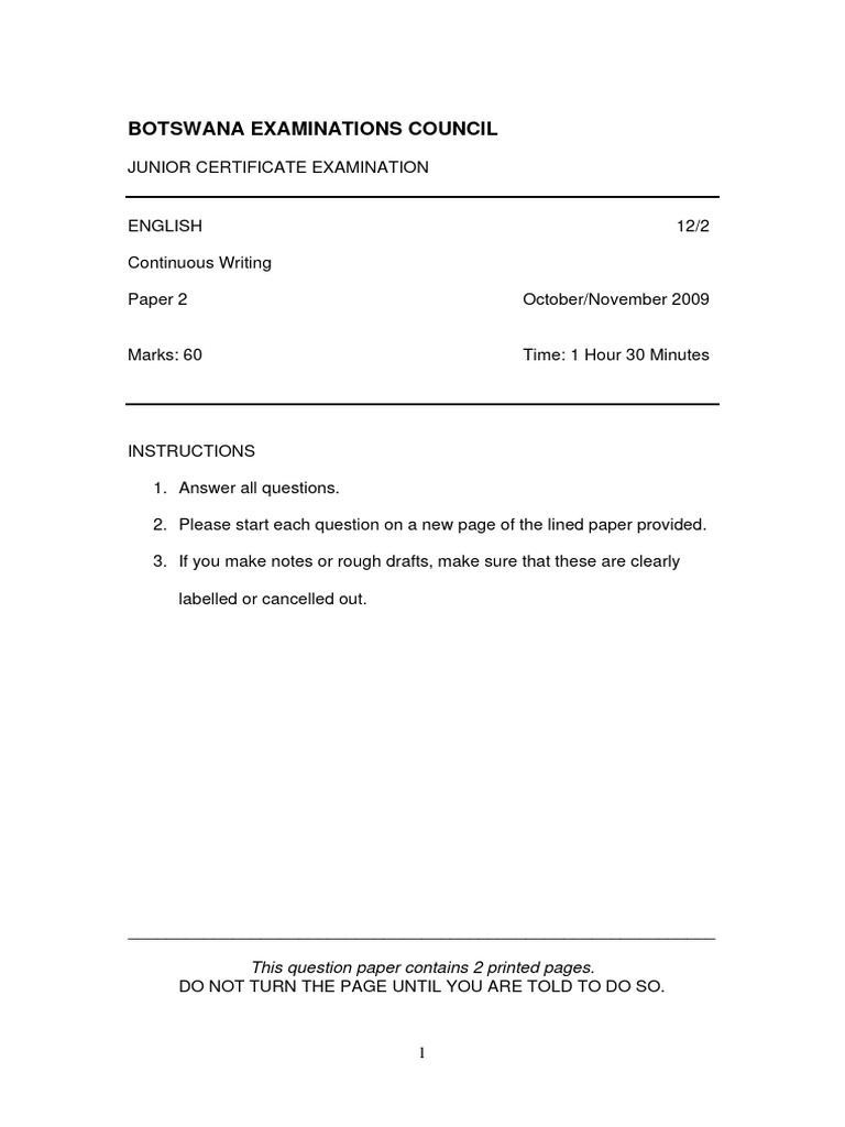 Paper 2 Revision 2020 English Download Free Pdf Question