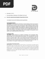 Download Dallas City Hall Executive AppointmentsUpdated Organizational Chart by The Dallas Morning News SN73209003 doc pdf