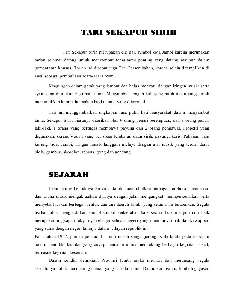 Tari Sekapur Sirih Pdf