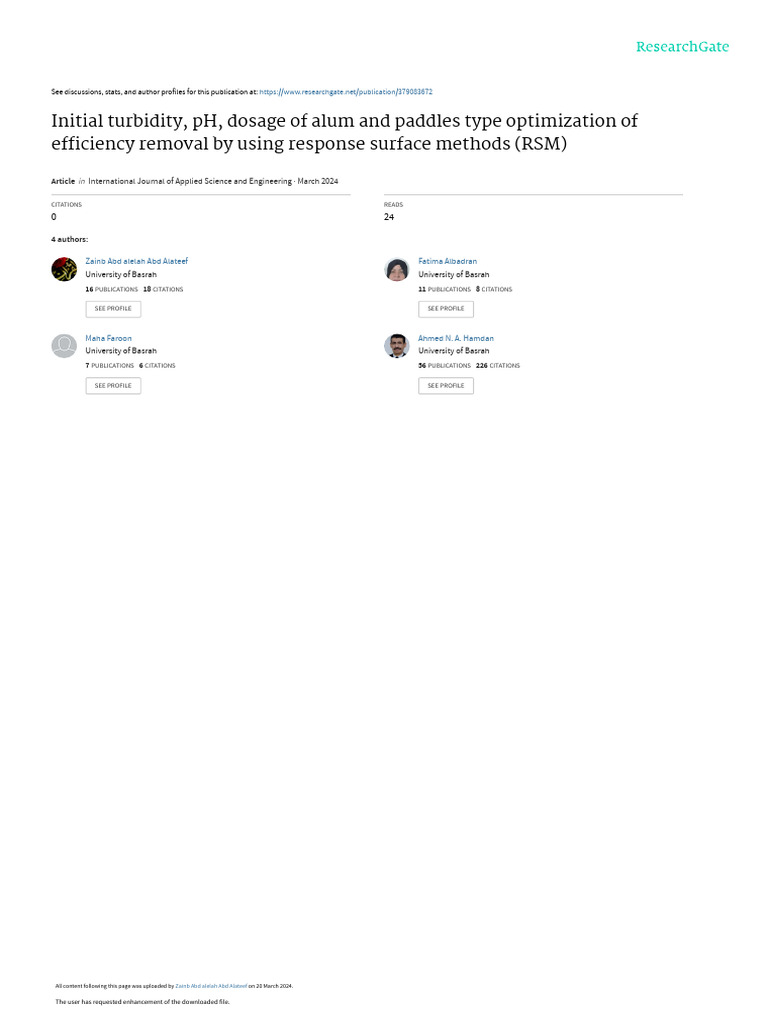 Ijase 202403 21 1 010 Pdf Experiment