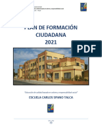 Plan de Formación Ciudadana 2021: Escuela Carlos Spano Talca