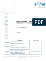 ES.03761.TR Especificaciones Técnicas para Instalaciones de Conexión y Enlace V02