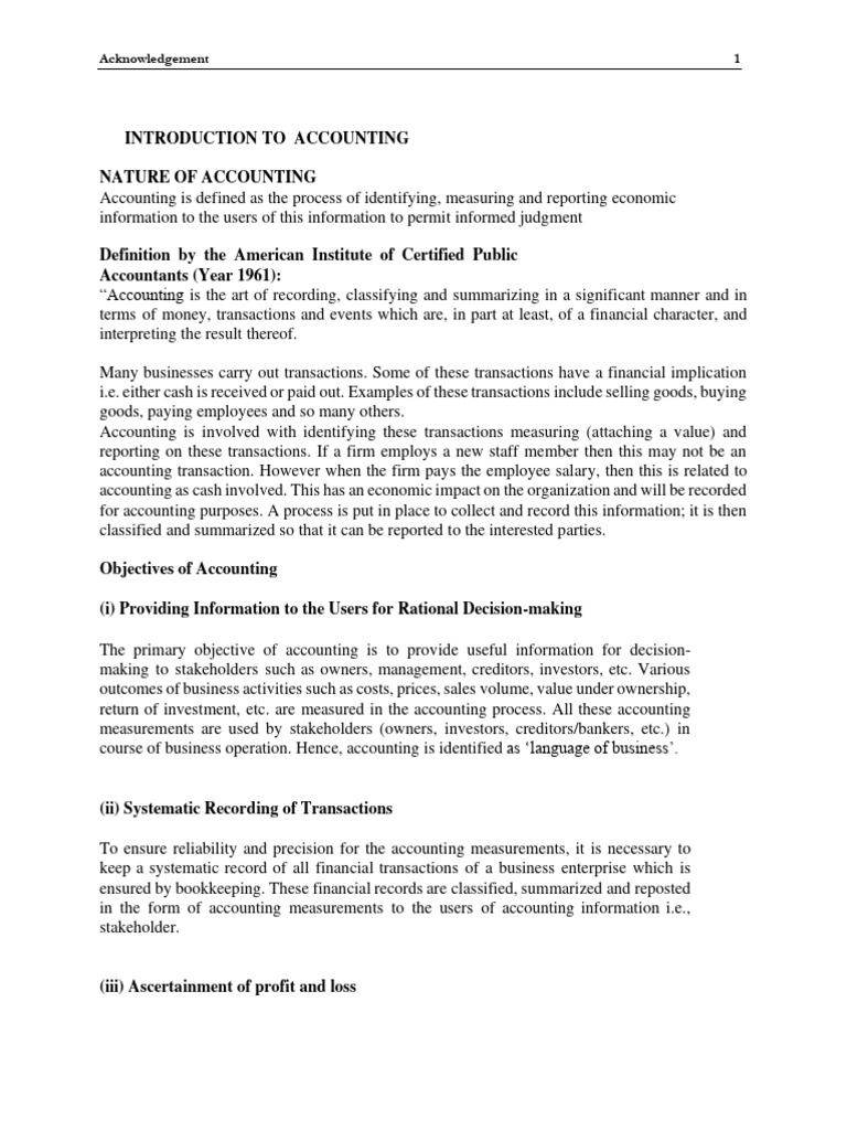 Introduction to Accounting Principles | PDF | Debits And Credits | Business