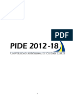 UACJ  (2012). Plan de Desarrollo UACJ 2001-2006