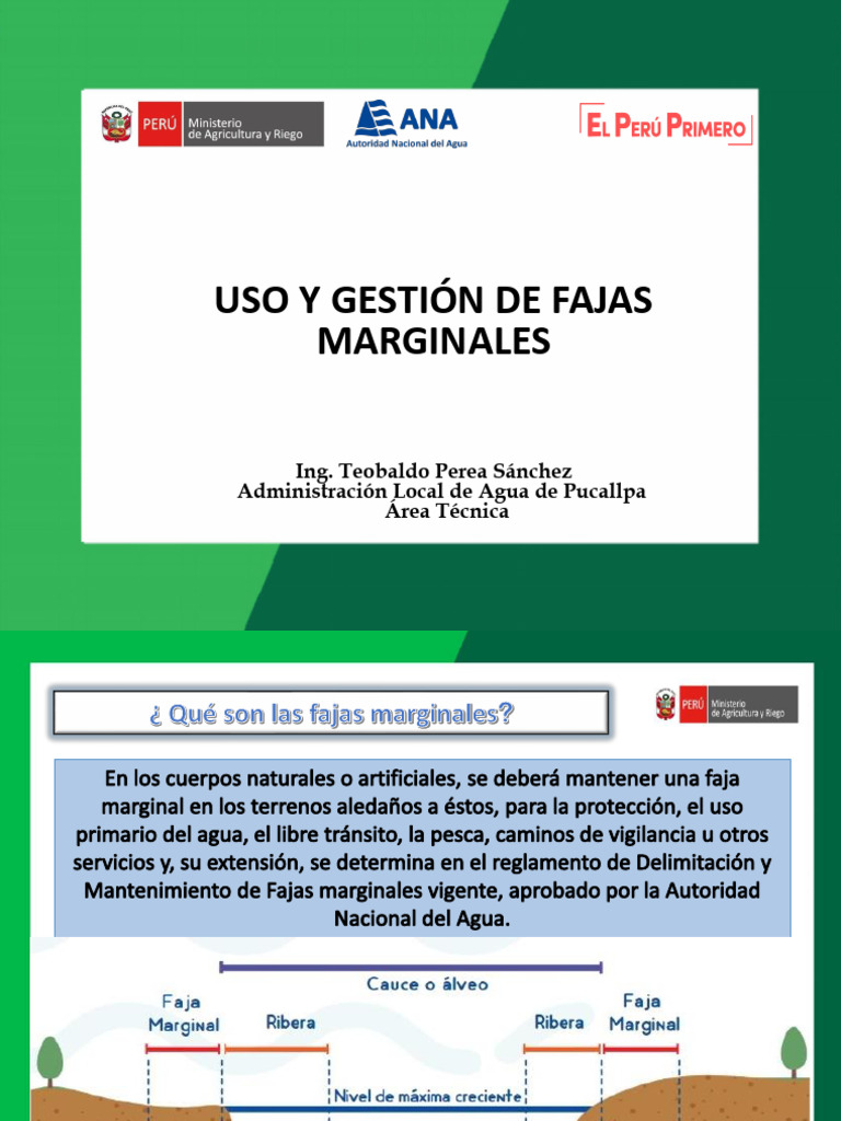 Fajas Marginales | PDF | Agua | Ciencias de la Tierra