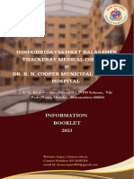 Information Booklet HBT Medical College and Dr. R. N. Cooper Hospital Mumbai