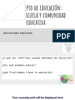 Presentación PDF El Concepto de Educación - Familia, Escuela y Comunidad Educativa-2