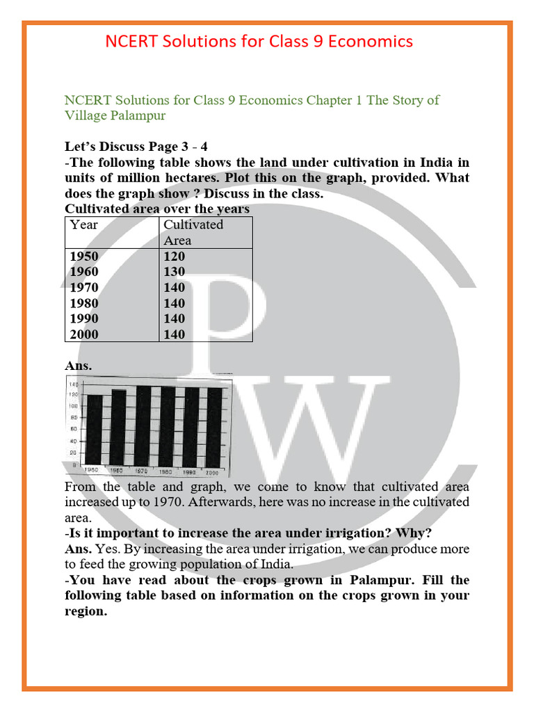 Intext Ncert Solution Chapter 1 Economics Pdf Agriculture Legume