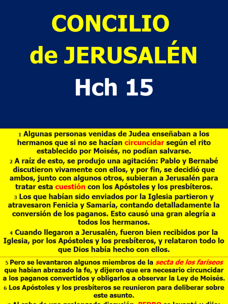 Pablo Concilio De Jerusalén 2023 Descargar Gratis Pdf Pablo El