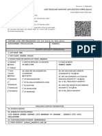 Application for Lost Passport