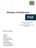 Disinfection and Sterilisation Ds(1)