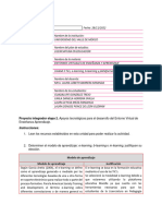 Proyecto Integrador Etapa 2. Apoyos Tecnológicos para El Desarrollo Del Entorno Virtual de