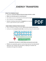 Thermal Energy Transfers