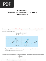 Numerics Chapter 6 Numerical Diffentaion and Integration