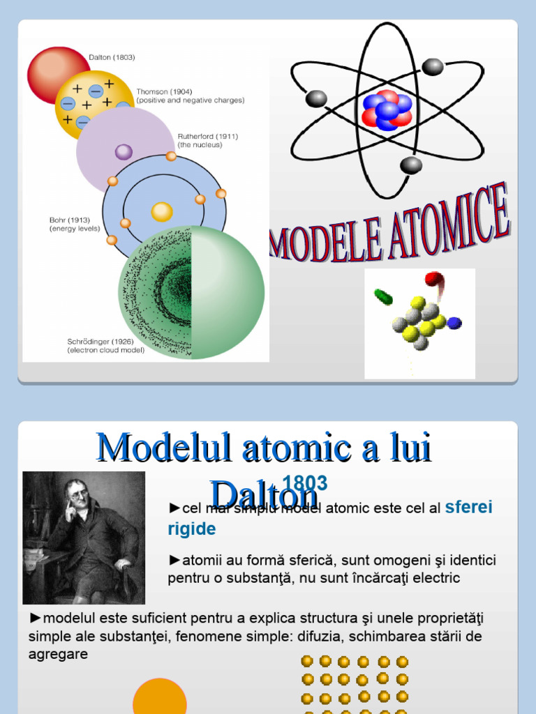 Modele Atomice | PDF