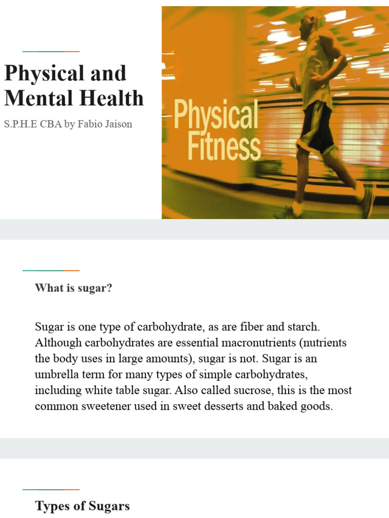 Physical and Mental Health | PDF | Self-Improvement | Wellness