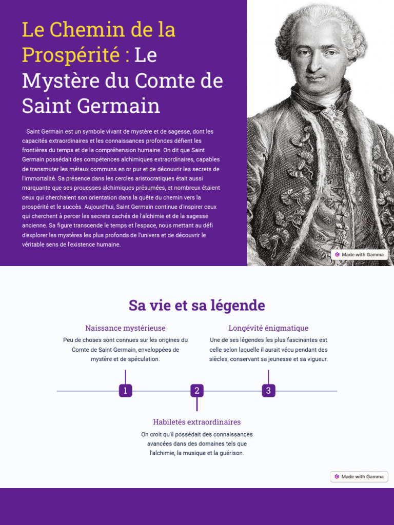 Mystères et Savoirs du Comte de Saint Germain | PDF | Alchimie