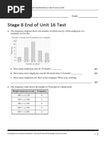 Unit 3 End-Of-Unit Test | PDF | Numbers | Multiplication