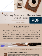 Thematic Analysis, Chapter 4 and 5