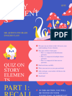 Story Elements Blue Pink