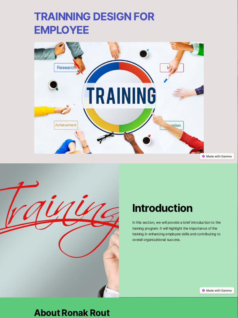 Trainning Design For Employee | PDF | Conflict Resolution | Stress ...