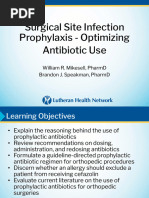 SHC Surgical Antibiotic Prophylaxis 2024 | PDF | Methicillin Resistant ...