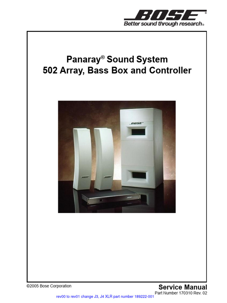 ボーズ Bose Panaray 502A+502C CONTROLLER