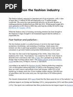 IBSFASH3a - Fashion Industry Mapping | PDF | Clothing | Textiles