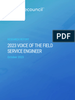 2023 Voice of The Field Service Engineer Report