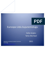 Euroopa Liidu Kujunemislugu