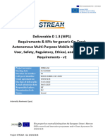 S2R SE-WEB-D-S2R-005-01 - D1.3 Requirements & KPIs For Generic On-Track Autonomous Multi-Purpose Mobile Manipulator