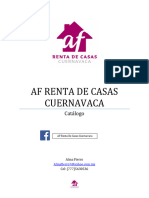 Catalogo - AF Renta de Casas Cuernavaca