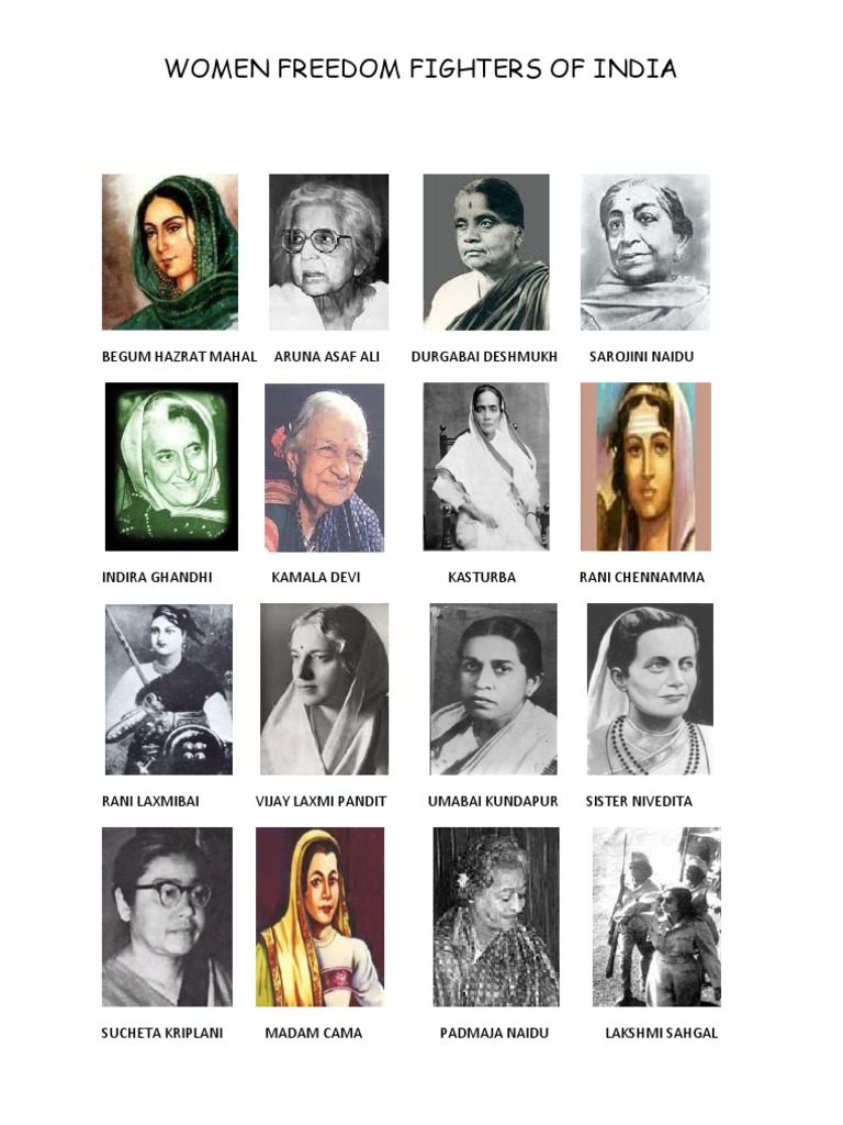 Women Freedom Fighters of India | PDF
